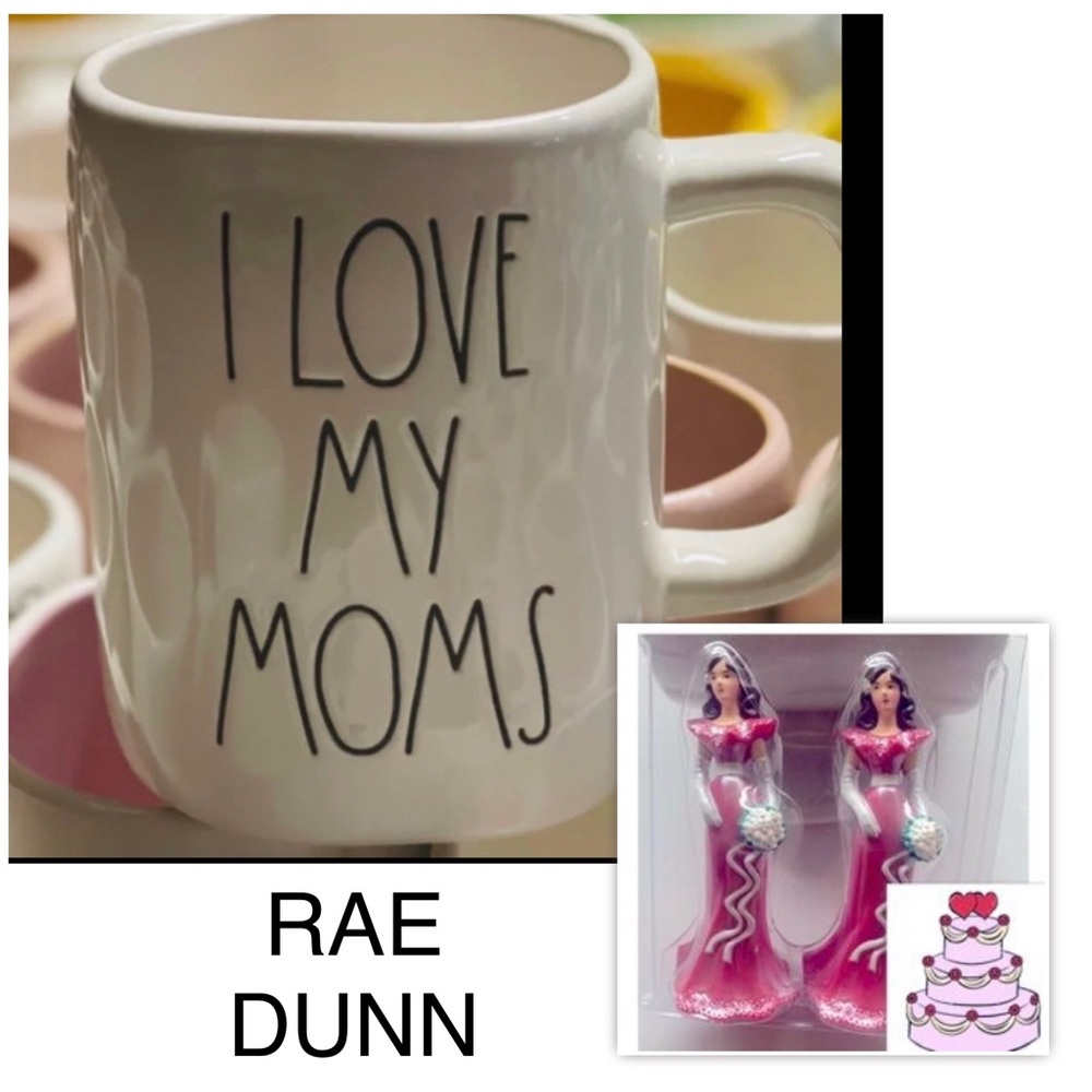 ⭐️ 2 MomS ❤️ RAE DUNN ❤️ + ♥️ glossy Mug